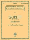 Rondo in D, Op. 175, No. 1 (Set): Schirmer Library of Classics Volume 739 Piano Duet