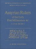 Assyrian Rulers of the Early First Millennium BC I (1114-859 Bc)