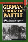 German Order of Battle: 291st-999th Infantry Divisions, Named Infantry Divisions, and Special Divisions in WWII