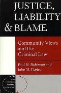 Justice, Liability And Blame