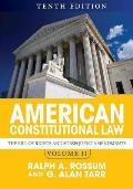American Constitutional Law Volume Ii The Bill Of Rights & Subsequent Amendments