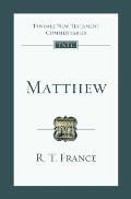 Matthew: An Introduction and Commentary Volume 1