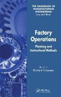 Factory Operations: Planning and Instructional Methods