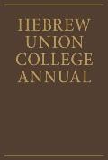 Hebrew Union College Annual Volume 57: Volume 57