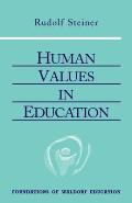 Human Values in Education: (Cw 310)
