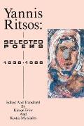 Yannis Ritsos Selected Poems 1938 1988