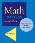 Math Matters Understanding The Math You