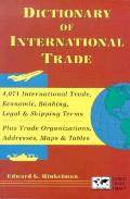 Dictionary Of International Trade