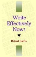 Write Effectively Now!