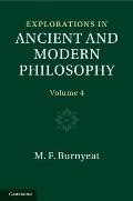 Explorations in Ancient and Modern Philosophy: Volume 4
