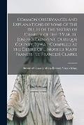 Common Observances and Explanations of Some of the Rules of the Sisters of Charity of the B.V.M., St. Joseph's Convent, Dubuque County, Iowa / Compile