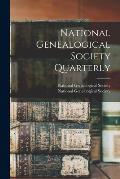 National Genealogical Society Quarterly