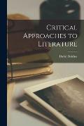 Critical Approaches to Literature