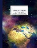 Composition Book Earth in Outer Space Wide Ruled