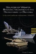 Sources of Weapon Systems Innovation In The Department Of Defense: The Role of In-House Research and Development, 1945-2000