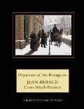 Departure of the Bourgeois: Jean Beraud Cross Stitch Pattern