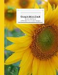 Composition Book Sunshine Sunflower Wide Ruled