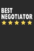 Best Negotiator: Lined Journal, Diary, Notebook, Gift For Men & Women (6 x 9 100 Pages)