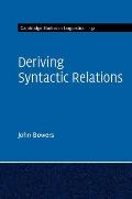 Deriving Syntactic Relations