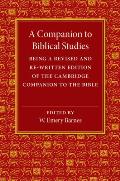 A Companion to Biblical Studies