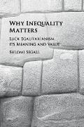 Why Inequality Matters: Luck Egalitarianism, Its Meaning and Value