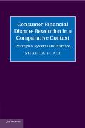 Consumer Financial Dispute Resolution in a Comparative Context