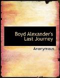 Boyd Alexander's Last Journey