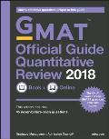 GMAT Official Guide 2018 Quantitative Review Book + Online