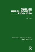 English Rural Society, 1200-1350