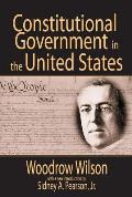 Constitutional Government in the United States