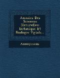 Annales Des Sciences Naturelles: Botanique Et Biologie V G Tale...
