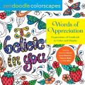 Zendoodle Colorscapes: Words of Appreciation: Expressions of Gratitude to Color and Display