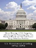 House Hearing, 110th Congress: Addressing the Screening Gap: The National Breast and Cervical Cancer Early Detection Protram