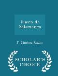 Fuero de Salamanca - Scholar's Choice Edition
