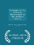 Catalogue of the Armenian Manuscripts in the Bodleian Library - Scholar's Choice Edition