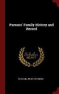 Parsons' Family History and Record