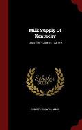 Milk Supply of Kentucky: Louisville, Volumes 133-146
