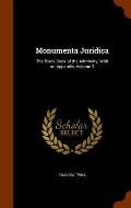 Monumenta Juridica: The Black Book of the Admiralty, with an Appendix, Volume 2