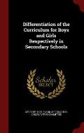 Differentiation of the Curriculum for Boys and Girls Respectively in Secondary Schools