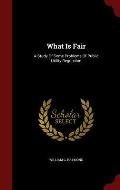 What Is Fair: A Study of Some Problems of Public Utility Regulation