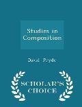 Studies in Composition - Scholar's Choice Edition