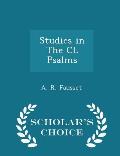 Studies in the CL Psalms - Scholar's Choice Edition