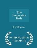 The Venerable Bede - Scholar's Choice Edition