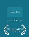 Farm Law - Scholar's Choice Edition