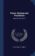 Power, Heating and Ventilation: Boiler Room Equipment