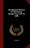 Genealogical History of the Family Semple from 1214 to 1888