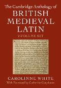 The Cambridge Anthology of British Medieval Latin 2 Volume Hardback Set