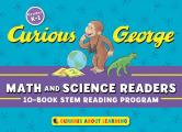 Curious George Math & Science Readers 10 Book STEM Reading Program