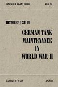 German Tank Maintenance in World War II