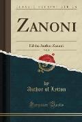 Zanoni, Vol. 2: Ed the Author Zanoni (Classic Reprint)